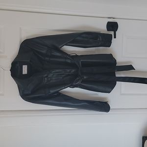 Babaton vegan leather jacket / shirt